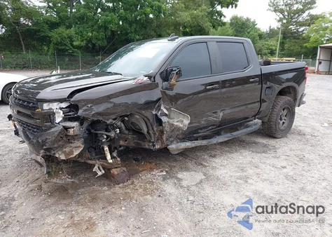 2019 Chevrolet Silverado Rst из США, поврежденный, VIN 3GCUYEED2KG171172